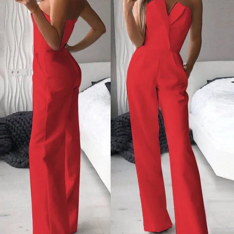 Elena - Eleganter Jumpsuit Ohne Ärmel