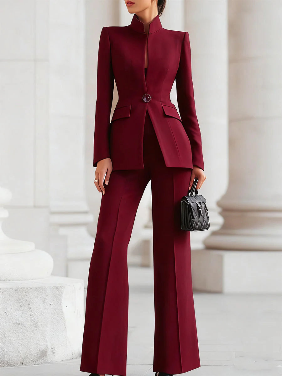 Elegant Blazer & Trouser Suit Set