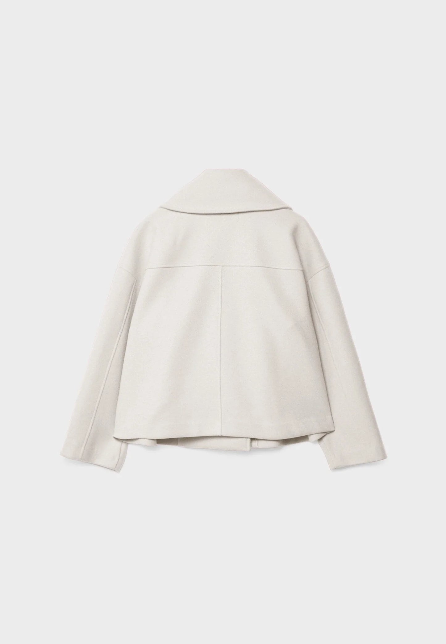 Women'S Short Coat – Double Breasted Elegant Chic Transition Jacket