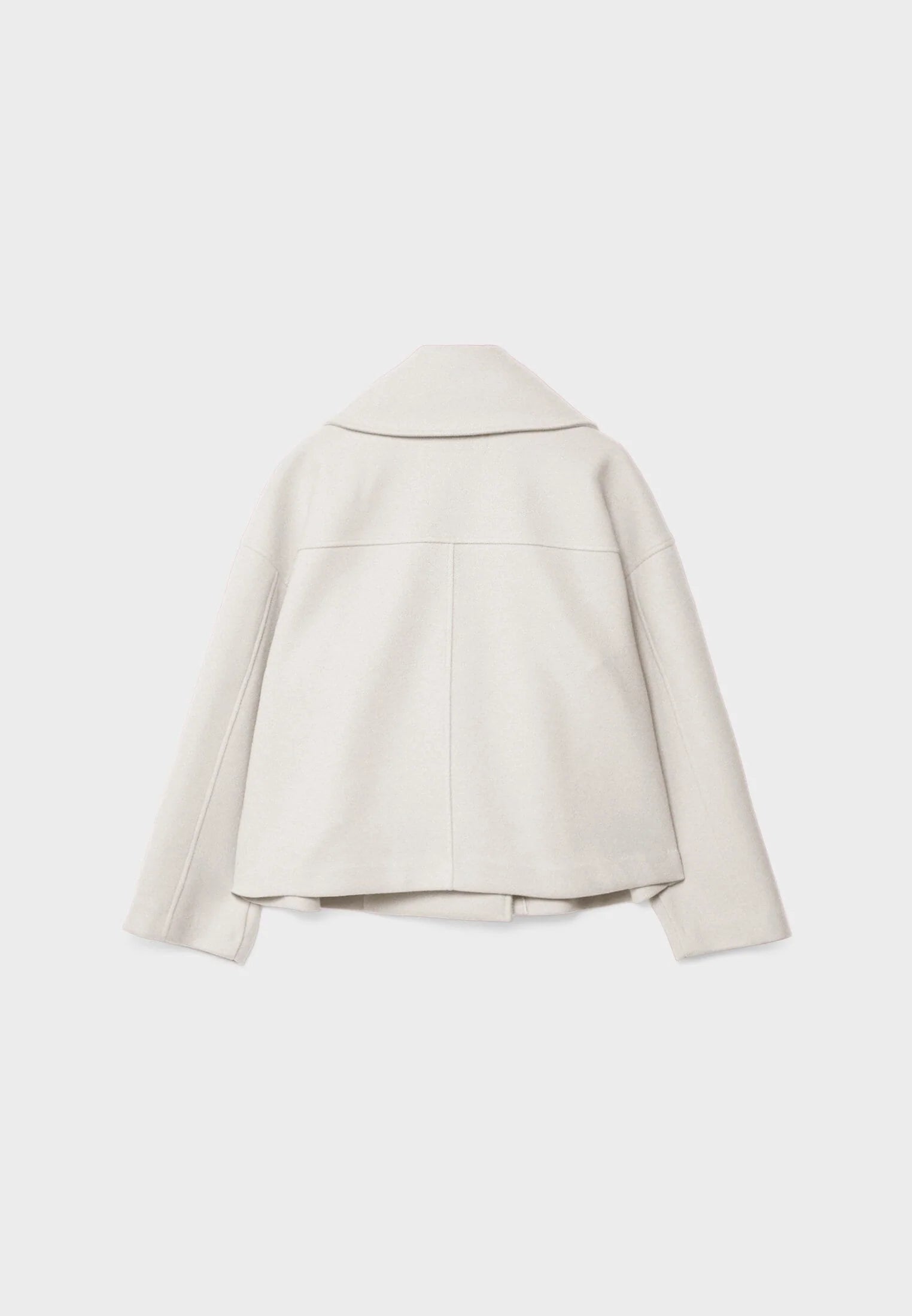 Women'S Short Coat – Double Breasted Elegant Chic Transition Jacket