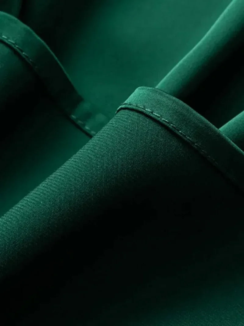Woman T-Shirts Elegant SILK Satin Blouse Sleeveless Female Summer Casual Loose Tanks and Camis Solid Green Tops for Women