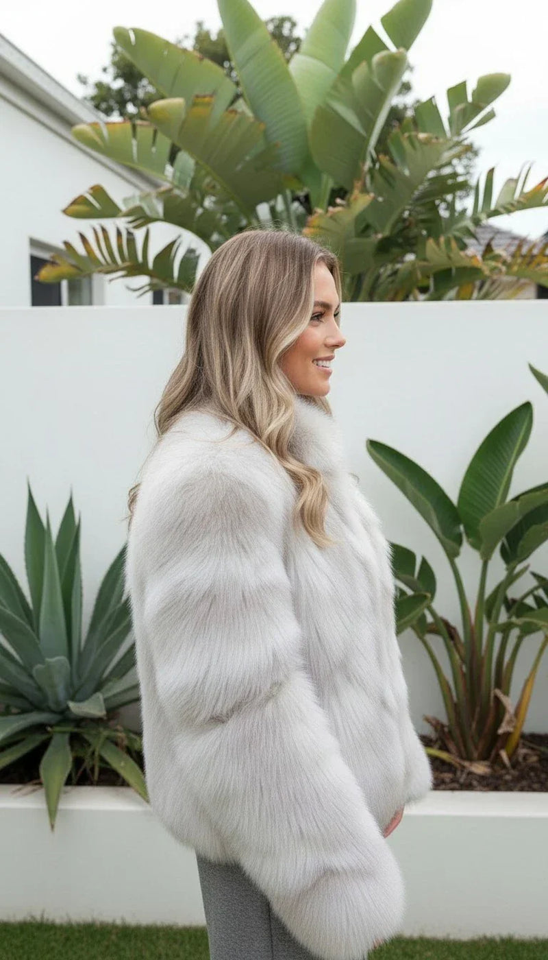 Women'S Oversized Faux Fur Coat
