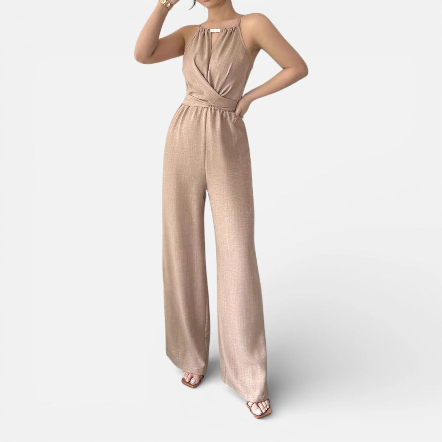 Celia | Refined Jumpsuit with Signature Detail