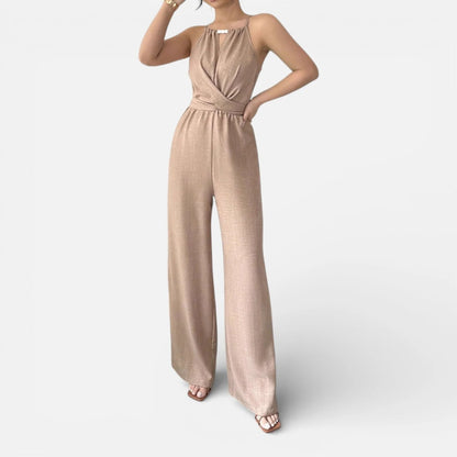 Celia | Refined Jumpsuit with Signature Detail