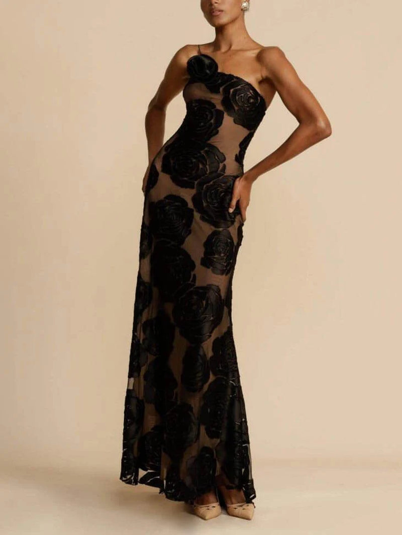 Women'S Wedding Guest Floral Maxi Dress