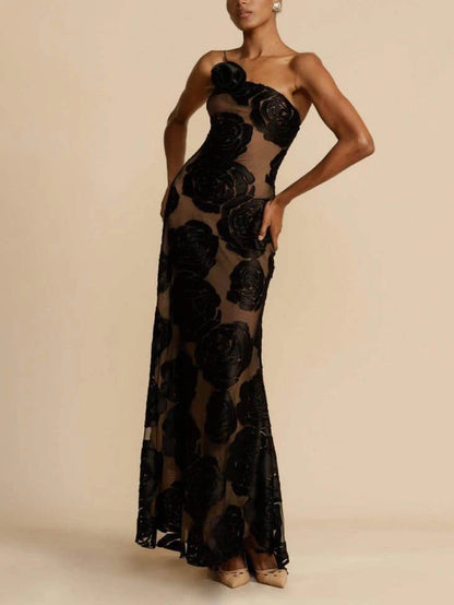 Women'S Wedding Guest Floral Maxi Dress