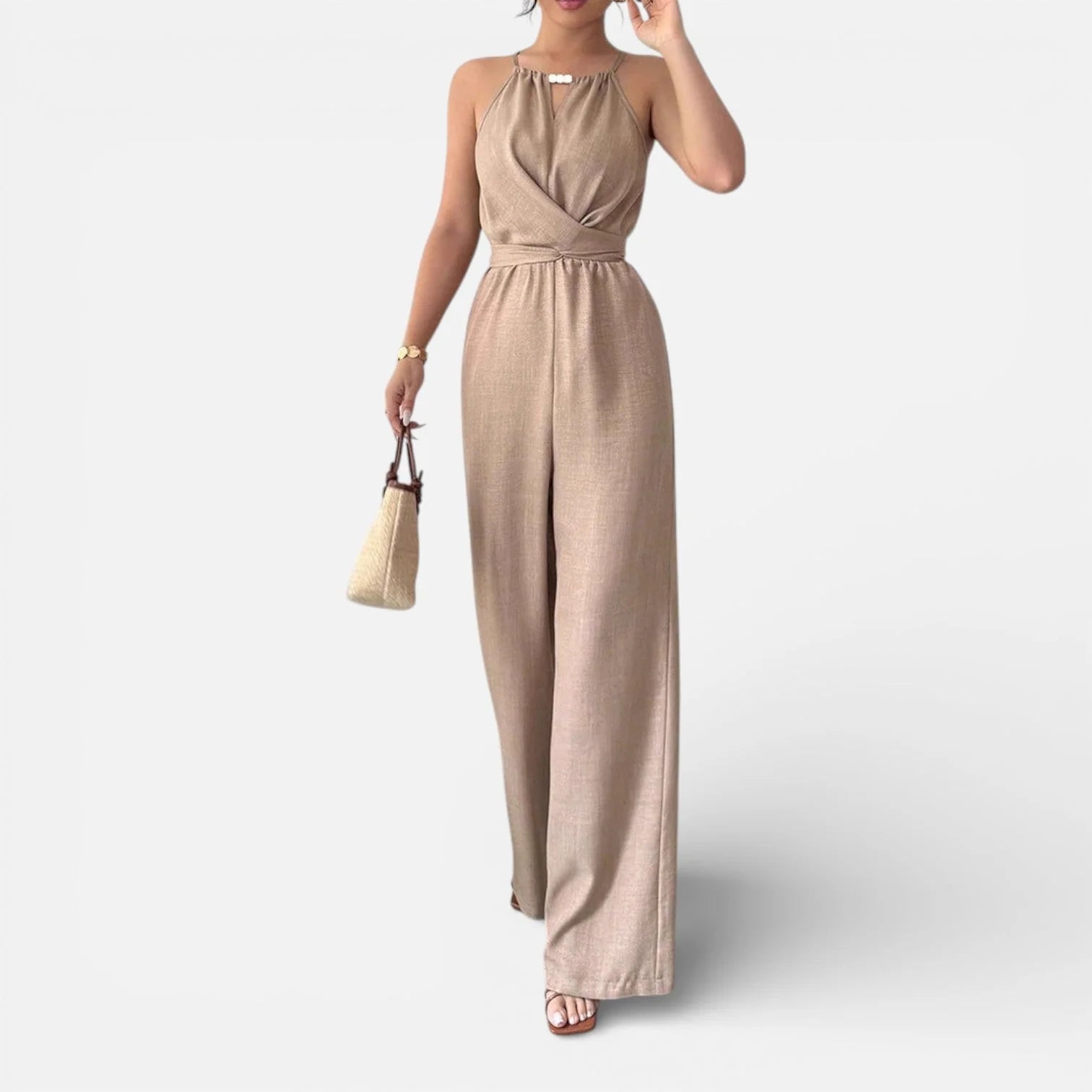 Celia | Refined Jumpsuit with Signature Detail