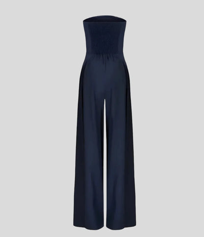  Backless Flared Jumpsuit