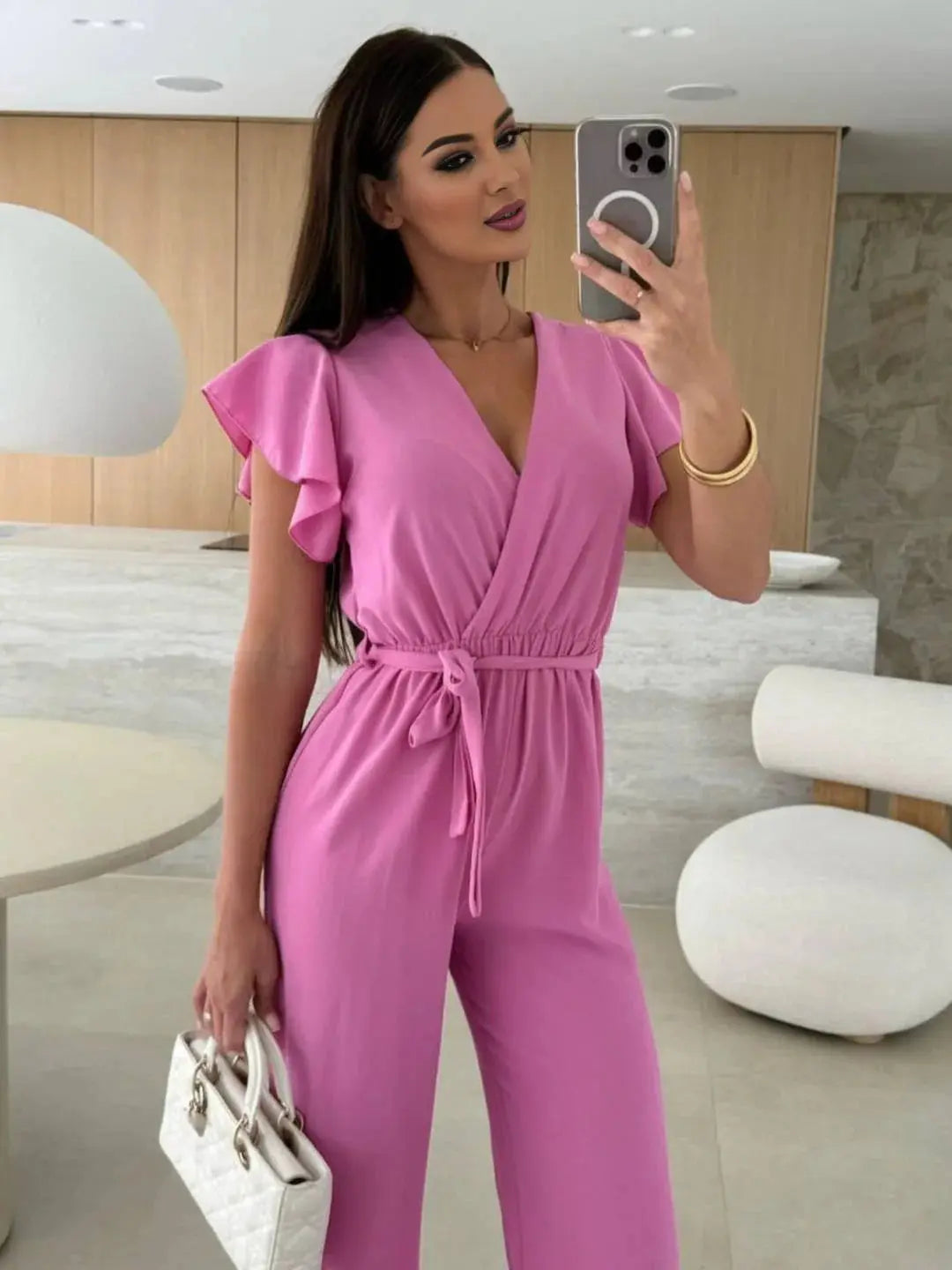 Kathryn | Refined Jumpsuit with Signature Detail