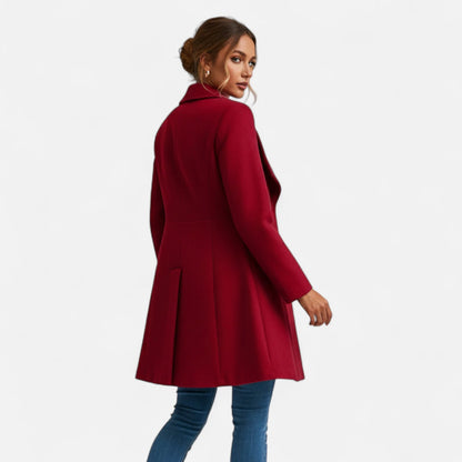  Women’S Lapel Wool Winter Coat