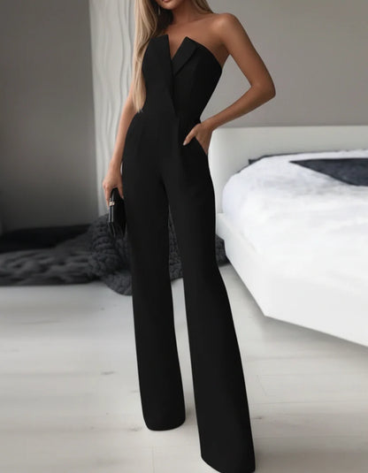 Elena - Eleganter Jumpsuit Ohne Ärmel