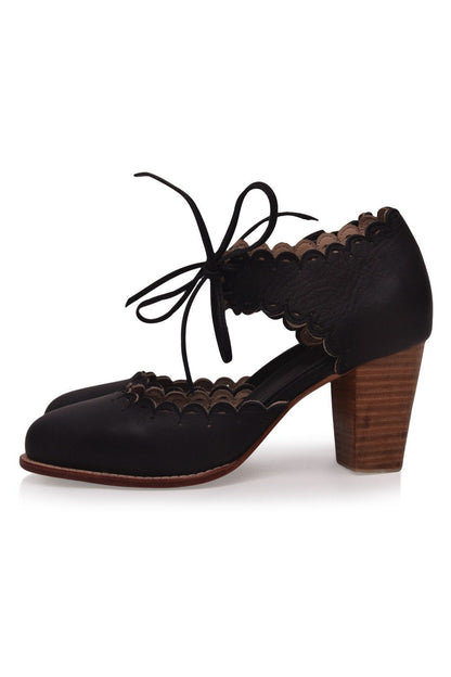 Queen Leather Heels