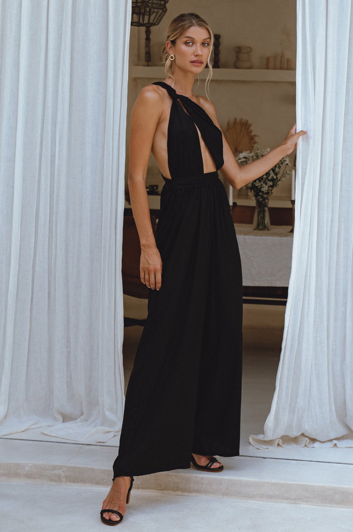 Gaia Infinity Convertible Jumpsuit – Black