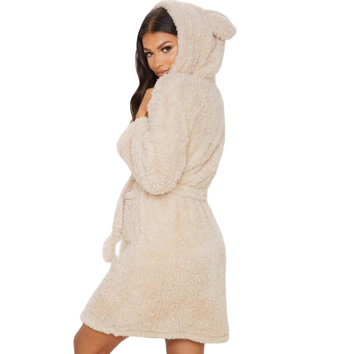 Hooded Plush Robe