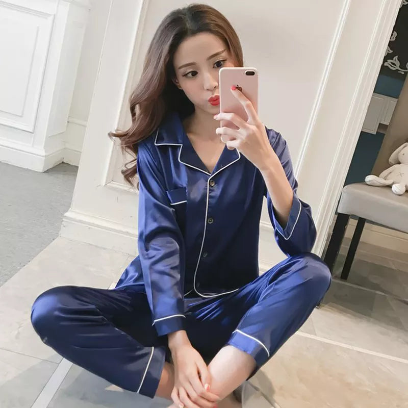 Silk Satin Pyjama Set