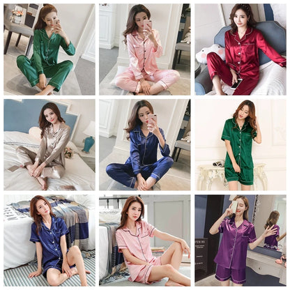 Silk Satin Pyjama Set