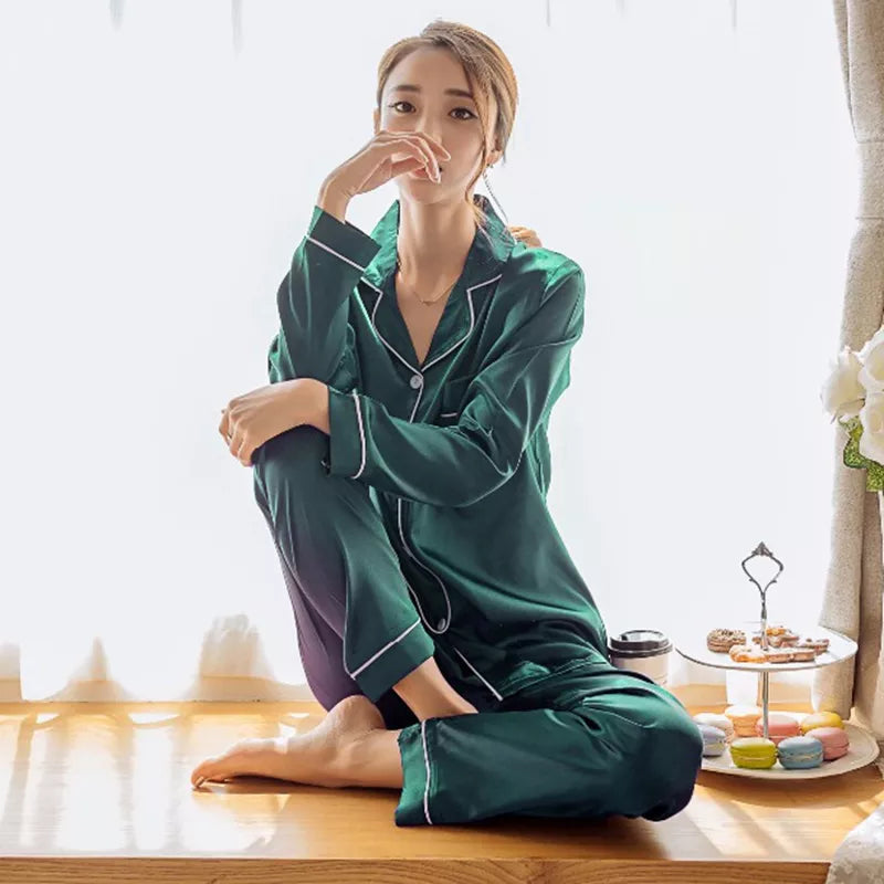 Silk Satin Pyjama Set