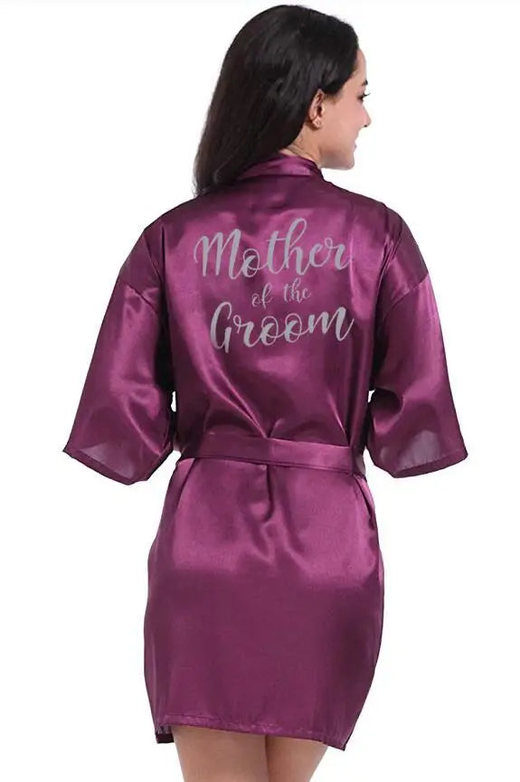 Personalised Purple Robe – Custom Silver Writing