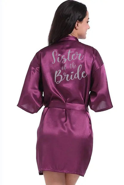 Personalised Purple Robe – Custom Silver Writing