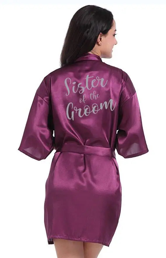 Personalised Purple Robe – Custom Silver Writing