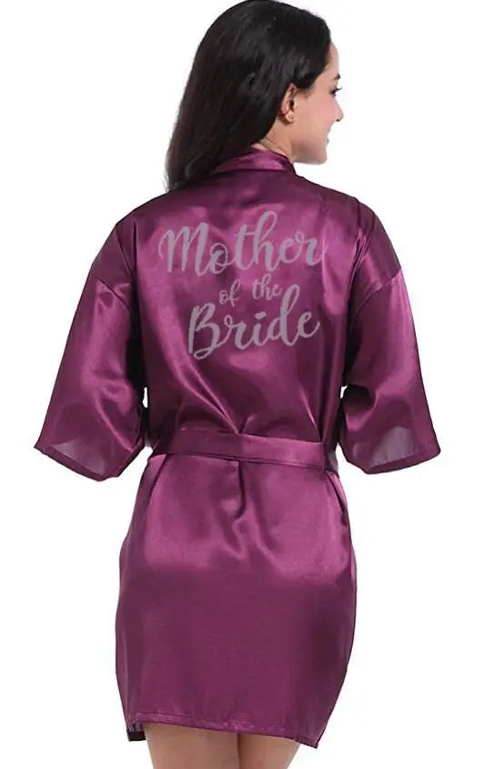Personalised Purple Robe – Custom Silver Writing