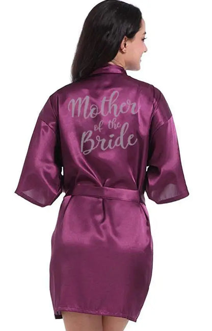 Personalised Purple Robe – Custom Silver Writing