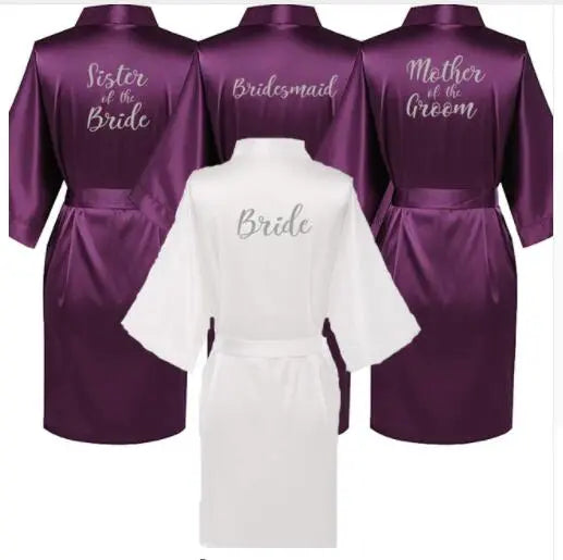 Personalised Purple Robe – Custom Silver Writing