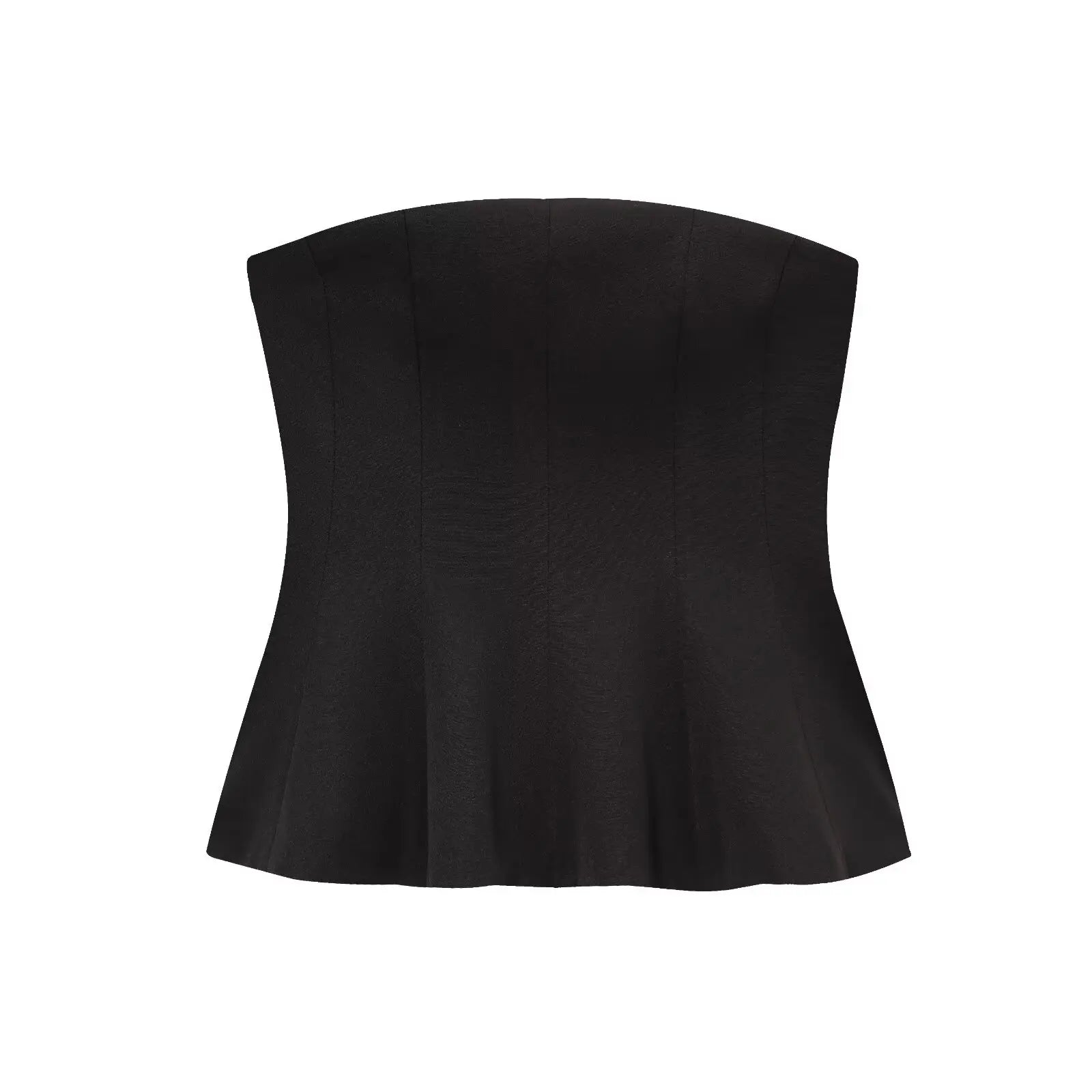  Women Yellow Tops Strapless Short Vest New Fashion Spring Summer Holiday Evening Club Tops