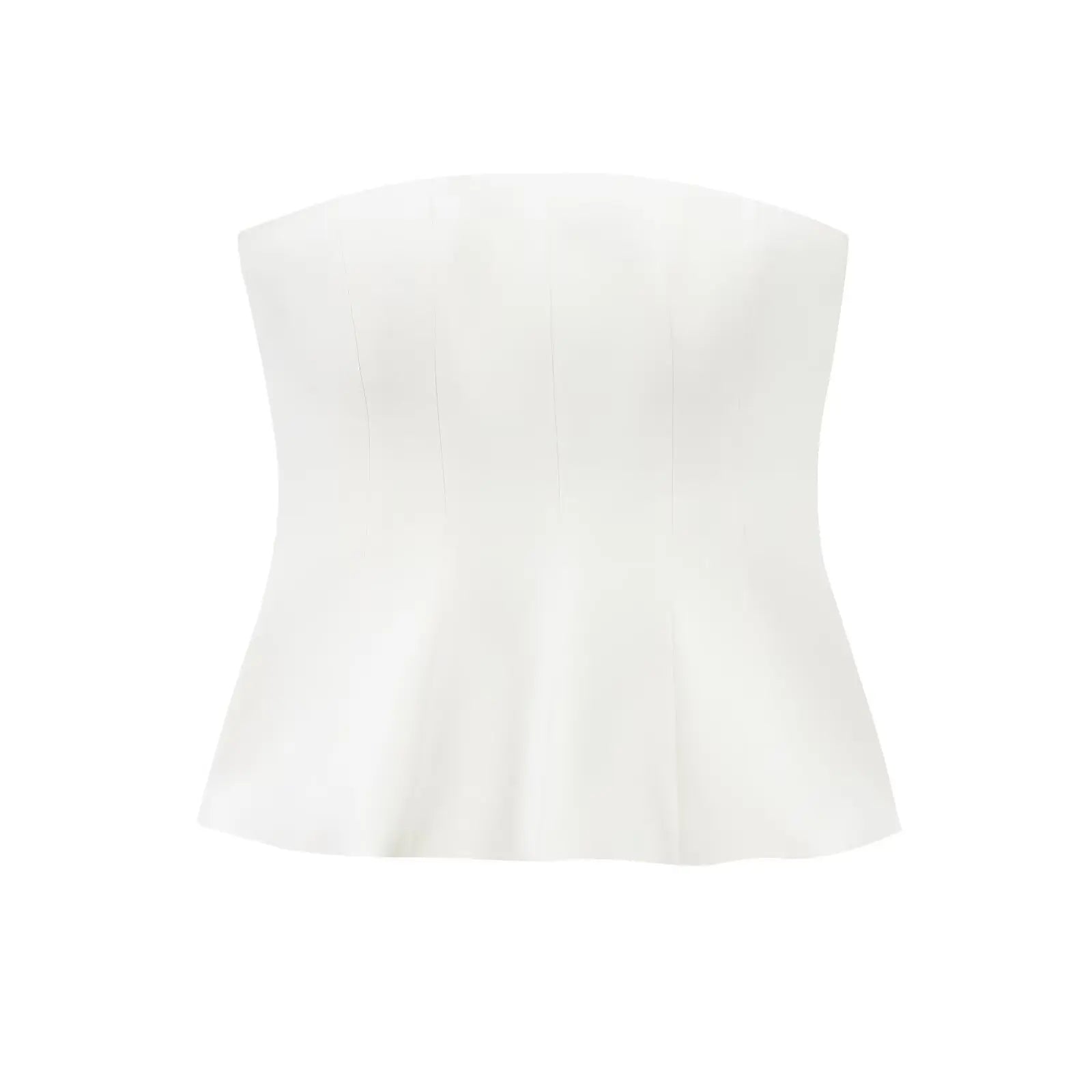  Women Yellow Tops Strapless Short Vest New Fashion Spring Summer Holiday Evening Club Tops