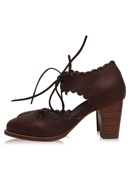 Queen Leather Heels