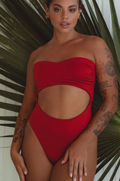 San Leo One-Piece Cut-Out Swimsuit
