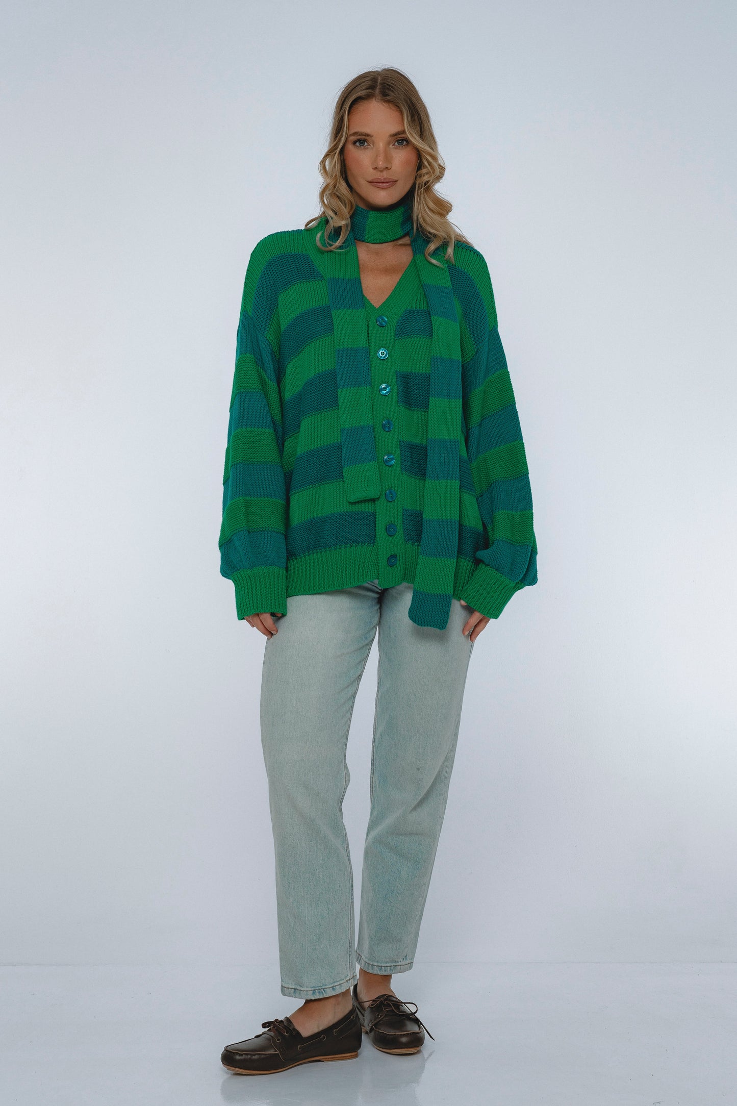 Soft Wind Oversized Button-Down Cardigan II