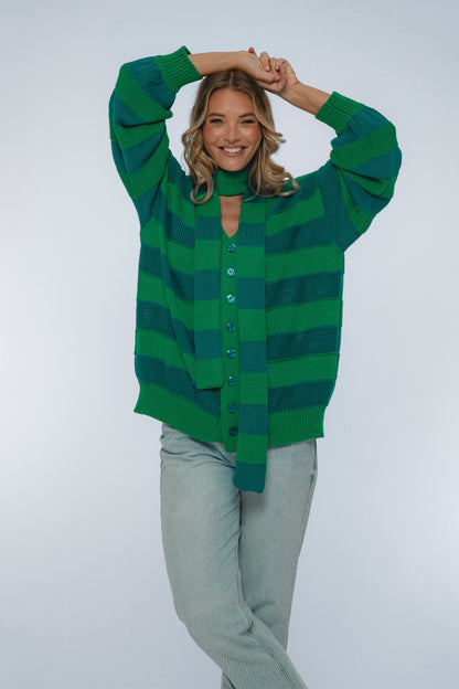 Soft Wind Oversized Button-Down Cardigan II