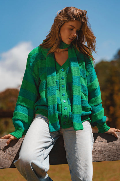 Soft Wind Oversized Button-Down Cardigan II