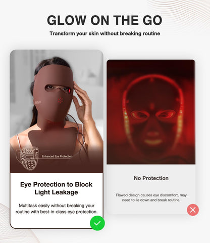 3D LED Beauty Mask – 4 Light Modes, 328 LEDs