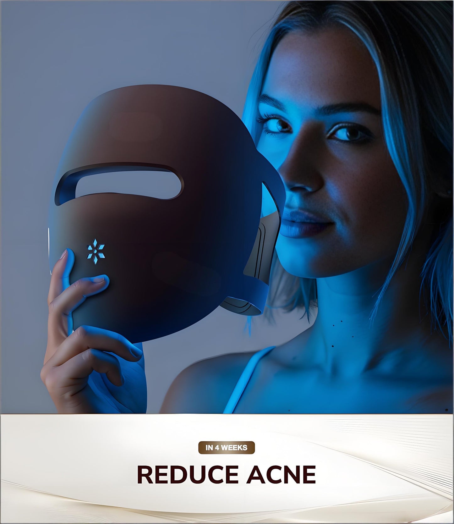 3D LED Beauty Mask – 4 Light Modes, 328 LEDs