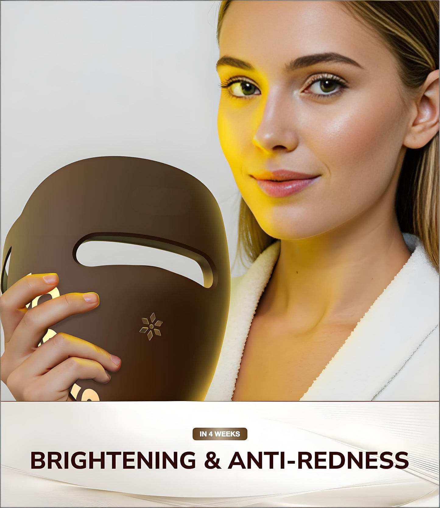 3D LED Beauty Mask – 4 Light Modes, 328 LEDs