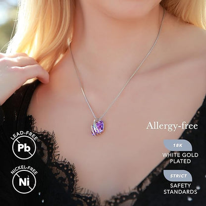 Birthstone Wish Pendant Necklace