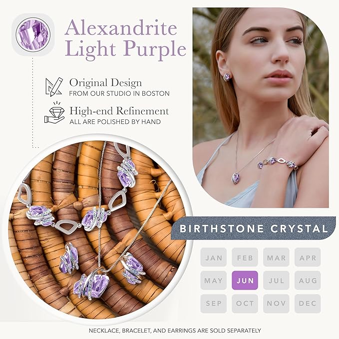 Birthstone Wish Pendant Necklace