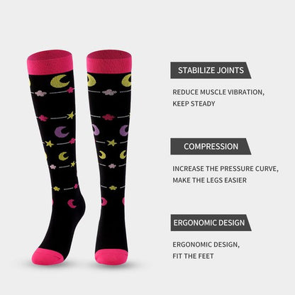 Compression Socks for Nurses & Active Women – 7 Pairs (L/XL)