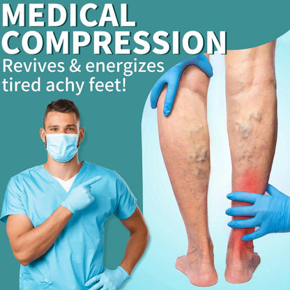 Compression Socks for Nurses & Active Women – 6 Pairs S/M (Khaki)