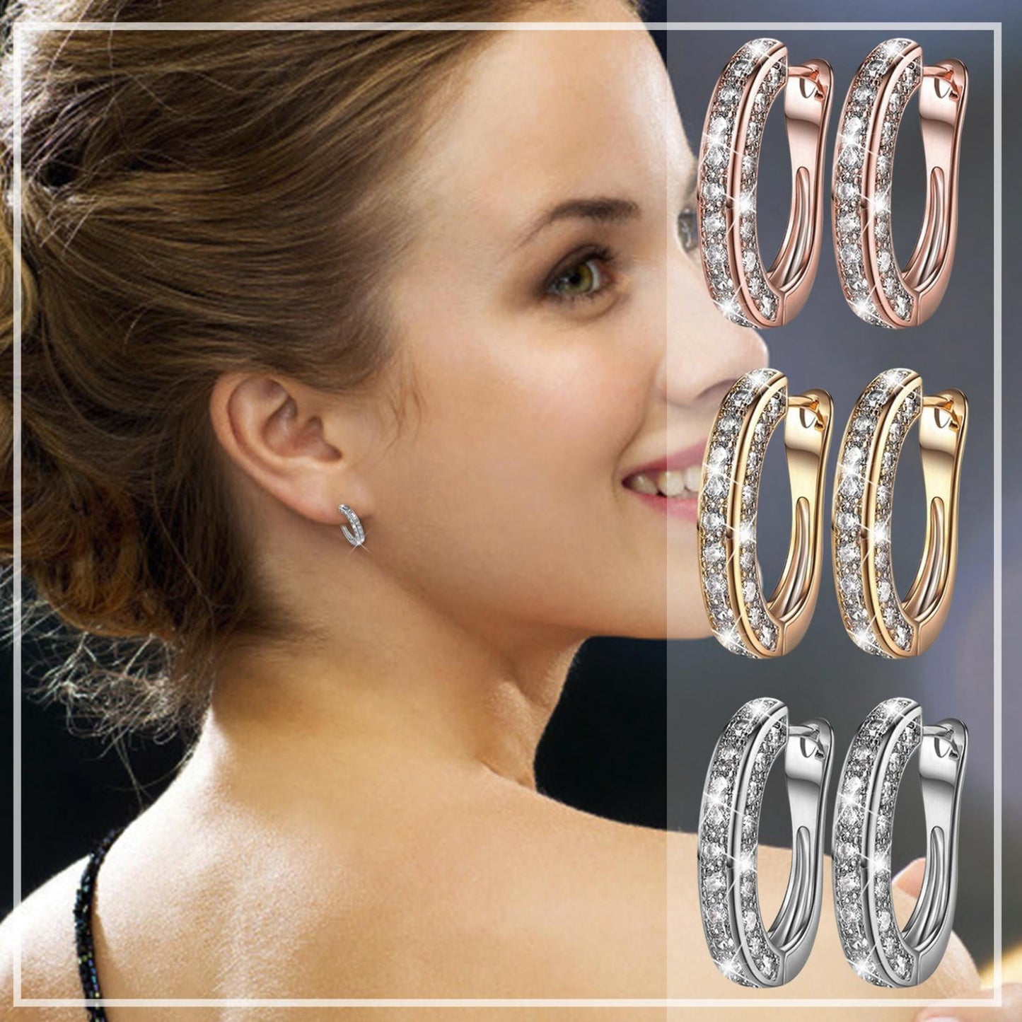 Silver Hoop Earrings