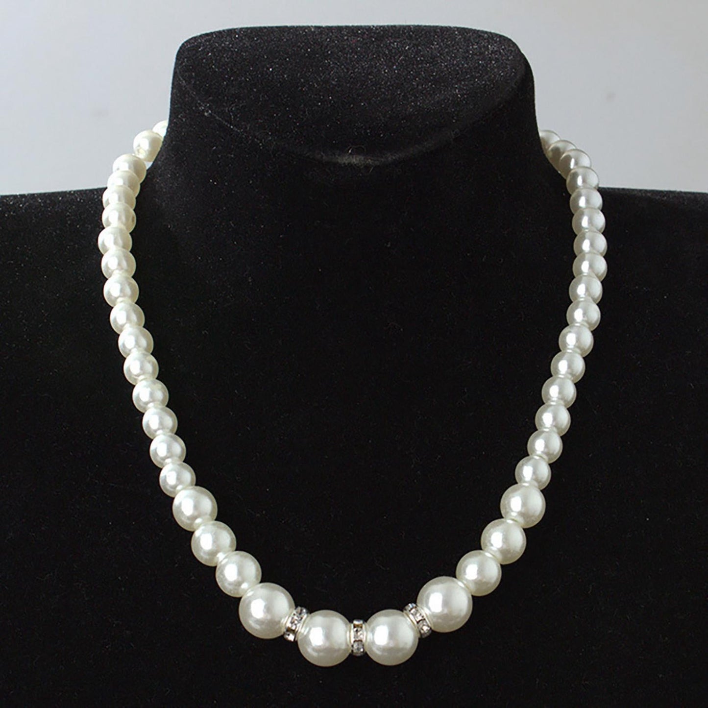 Pearl Necklace & Earring Set