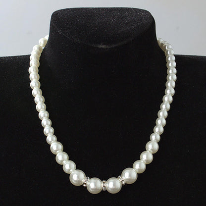 Pearl Necklace & Earring Set