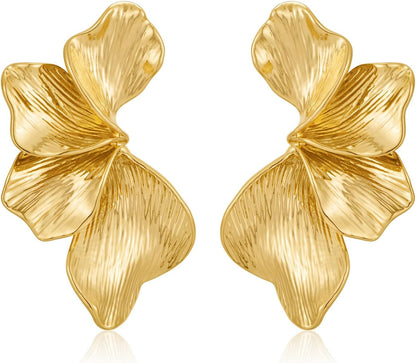 Gold Boho Shell Earrings
