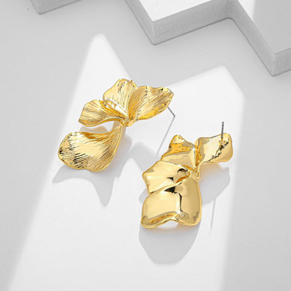 Gold Boho Shell Earrings