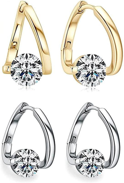 Germanium Halo Earrings