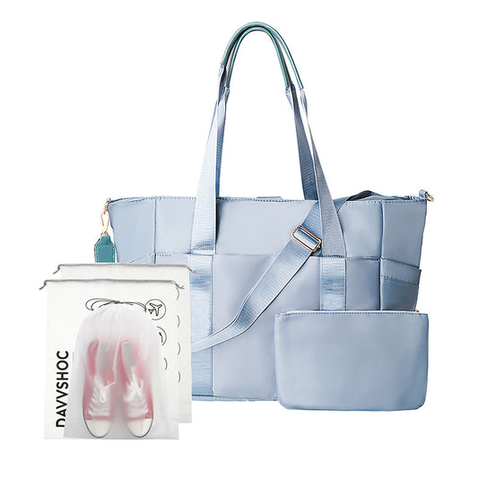 Travel Weekender Duffle Bag – Blue