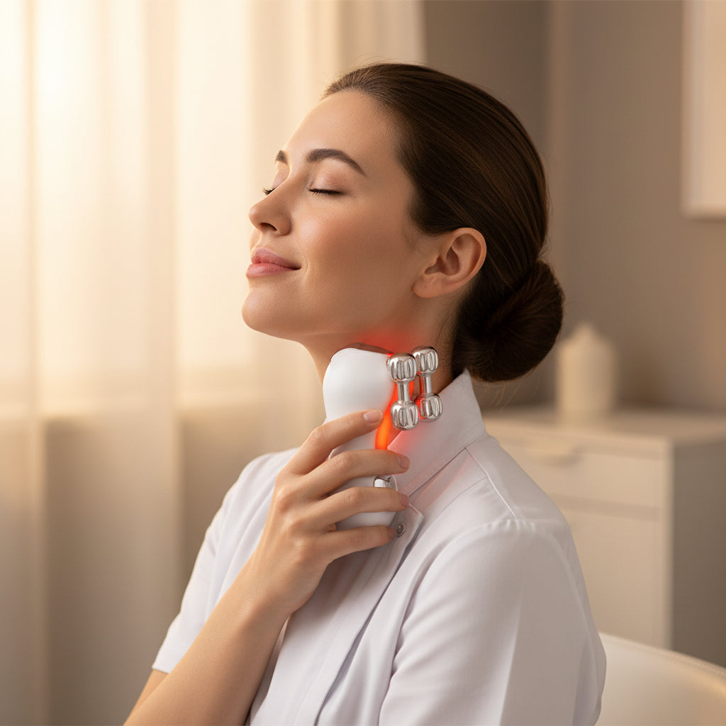 3D Roller Facial Massager – Gua Sha & Lifting
