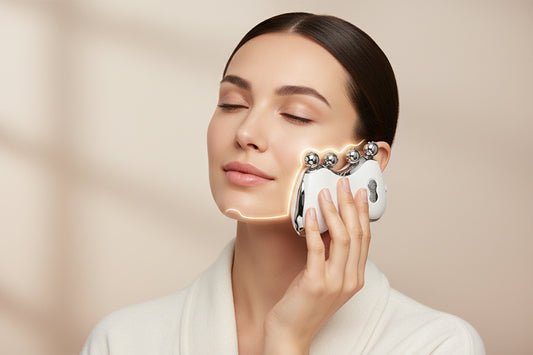 3D Roller Facial Massager – Gua Sha & Lifting